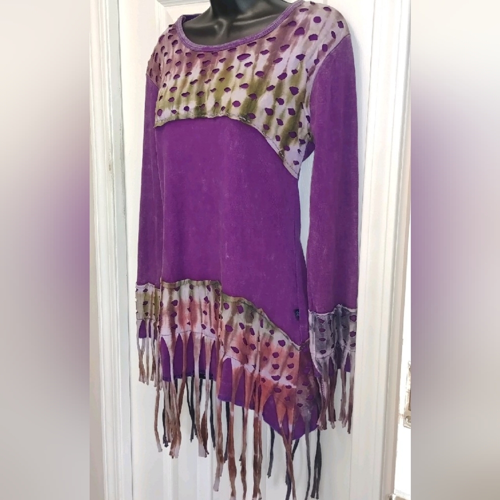 Leopards & Roses m/l tunic. - Picture 2 of 8
